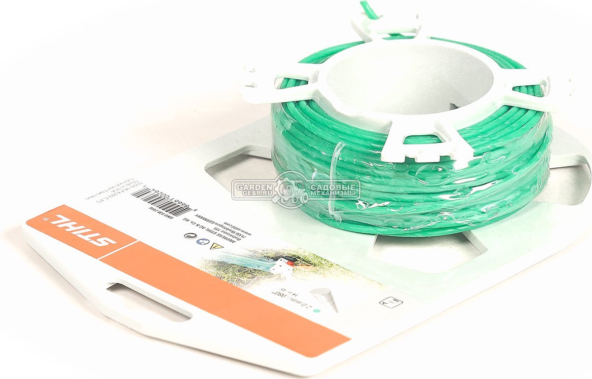 Леска триммерная Stihl 2,0 мм., витая, бесшумная 14 м.