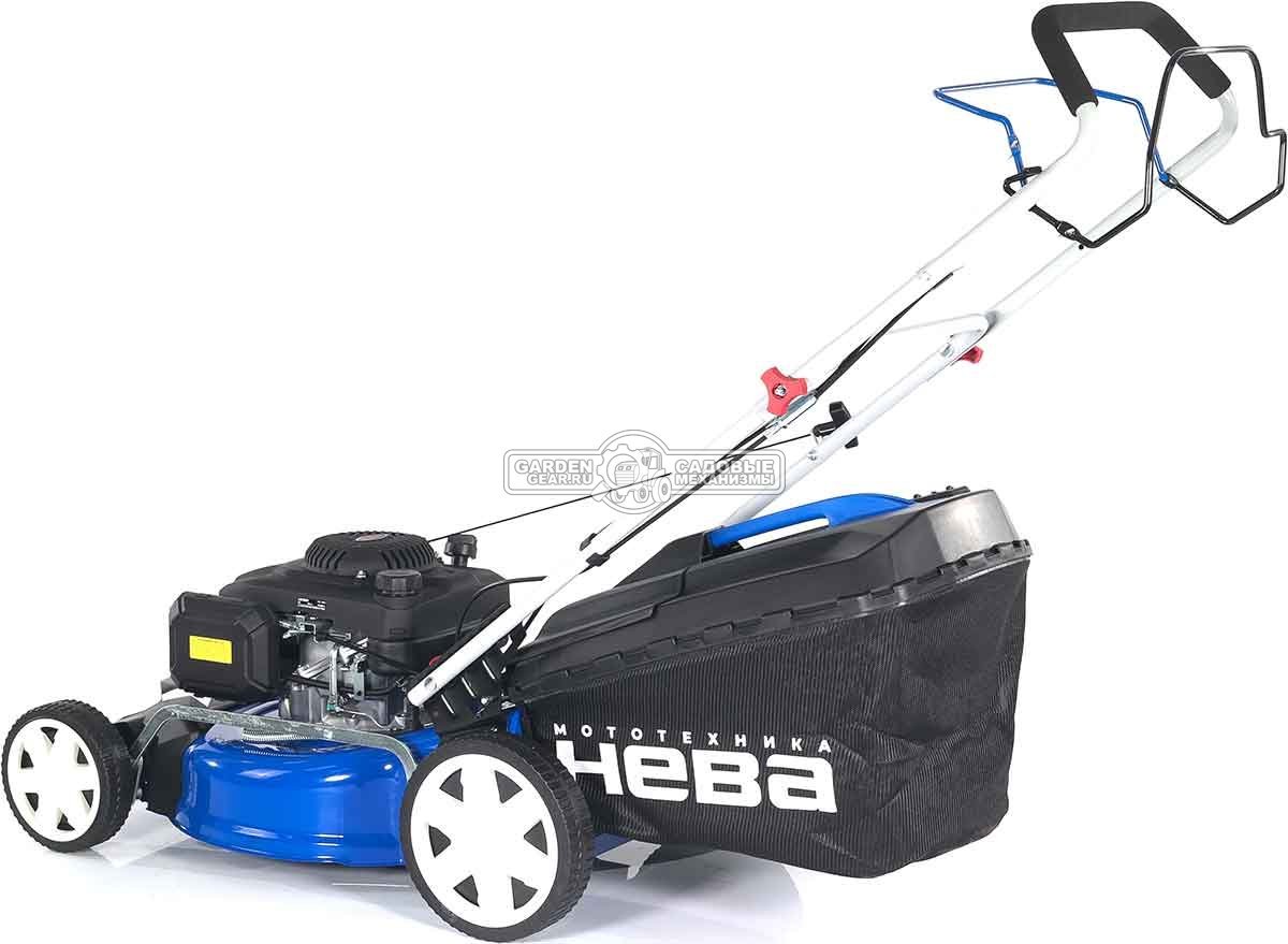 Газонокосилка бензиновая Нева SLP51-LC196 (PRC, 51 см, Нева 196 см3, сталь, 65 л, 3 в 1, 40 кг)