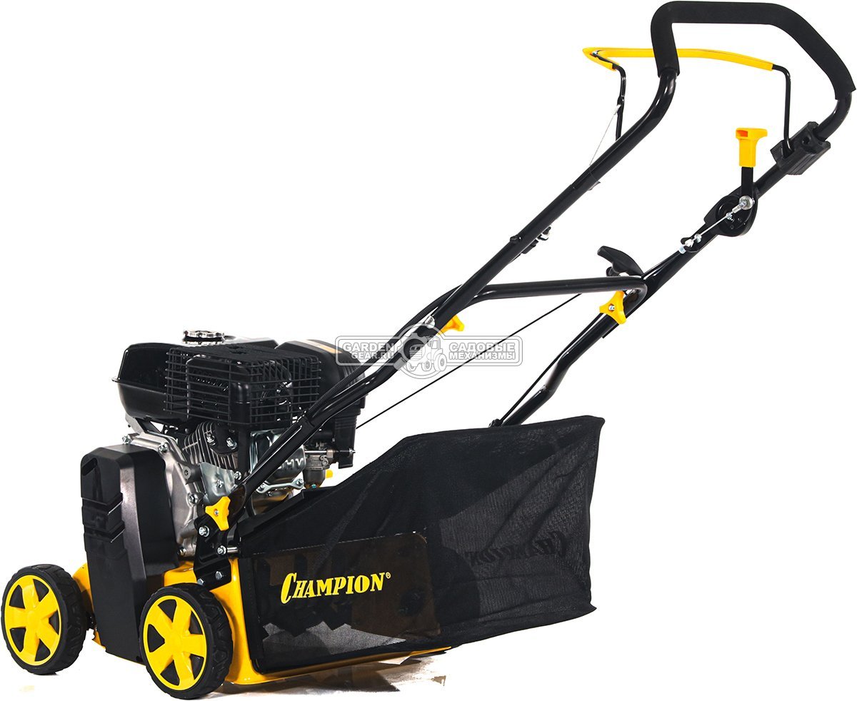 Вертикуттер - аэратор бензиновый Champion GSC4840 (PRC, 40 см, 212 см3, ножи + пружины, 40 л, 29 кг.)