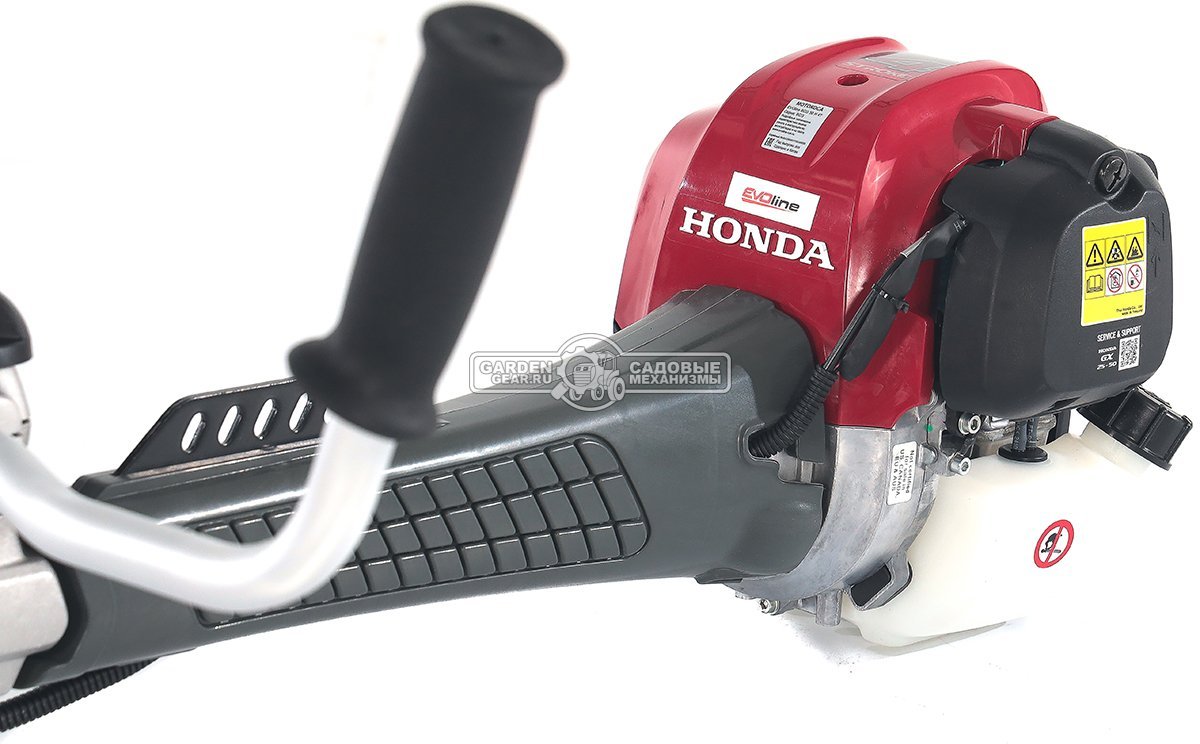 Бензокоса EVOline BCG 50H (4T) 4-х тактная (PRC, Honda 47.9 см3, 2.0 л.с., леска 2.5 мм + нож + пильный диск, ремень, 8.0 кг)