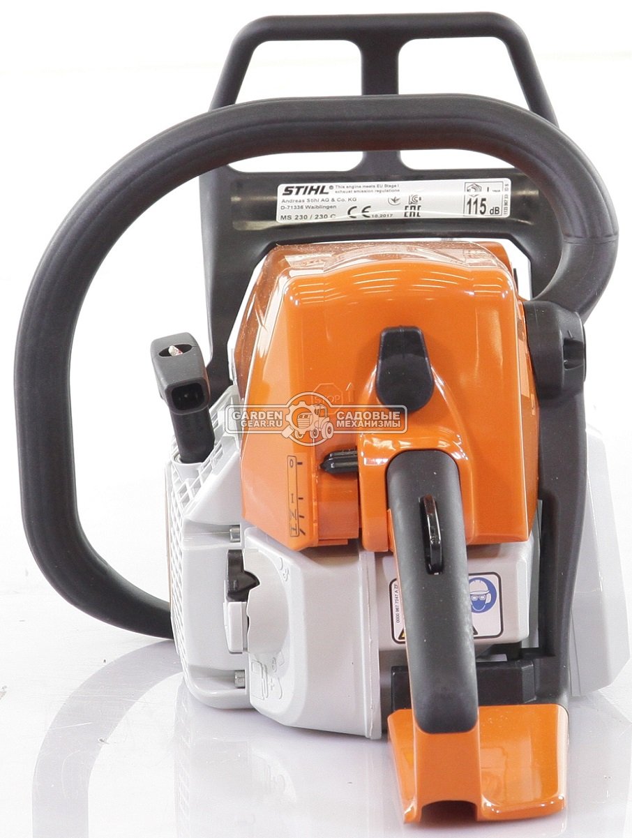 Бензопила Stihl MS 230 16&quot; (PRC, 40,2 куб.см., 2,0 кВт/2,7 л.с., 3/8&quot;, 1,3 мм., 55E, 4,6 кг.)