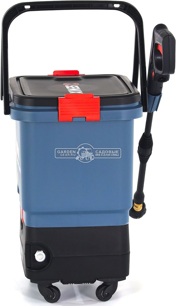 Аккумуляторная мойка высокого давления Senix HPWX2-M2-EU с 2 АКБ 5 А/ч и ЗУ (PRC, BL 2x20В, 60/45 бар, 288 л/ч, емкость 25 л., 10 кг)