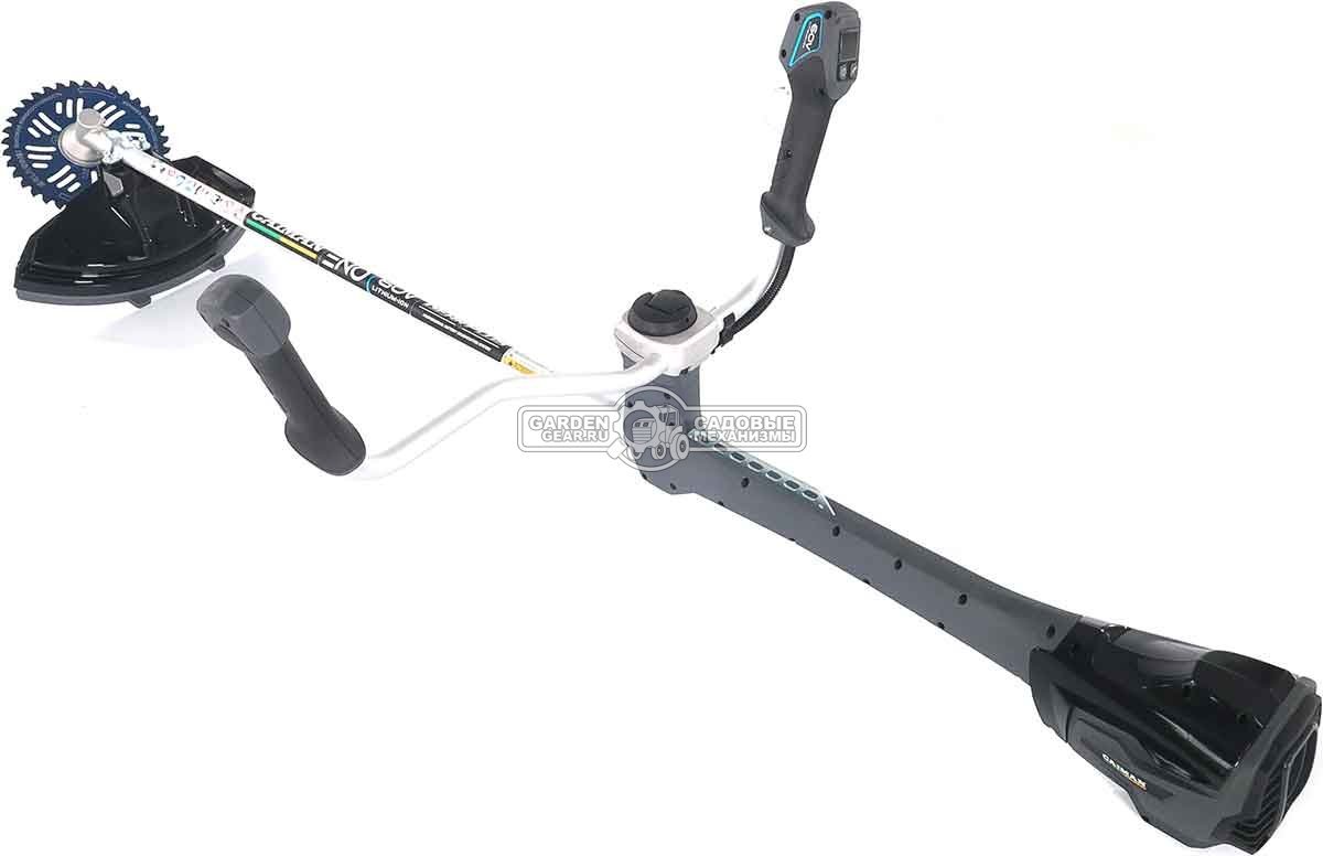 Мотокоса аккумуляторная Caiman ENO BCTXi 3 in 1 без АКБ и ЗУ (RUS, BL 60В, Maxi Connect, T-рукоятка, диск + нож 3T + леска 2.4 мм, 6.0 кг)