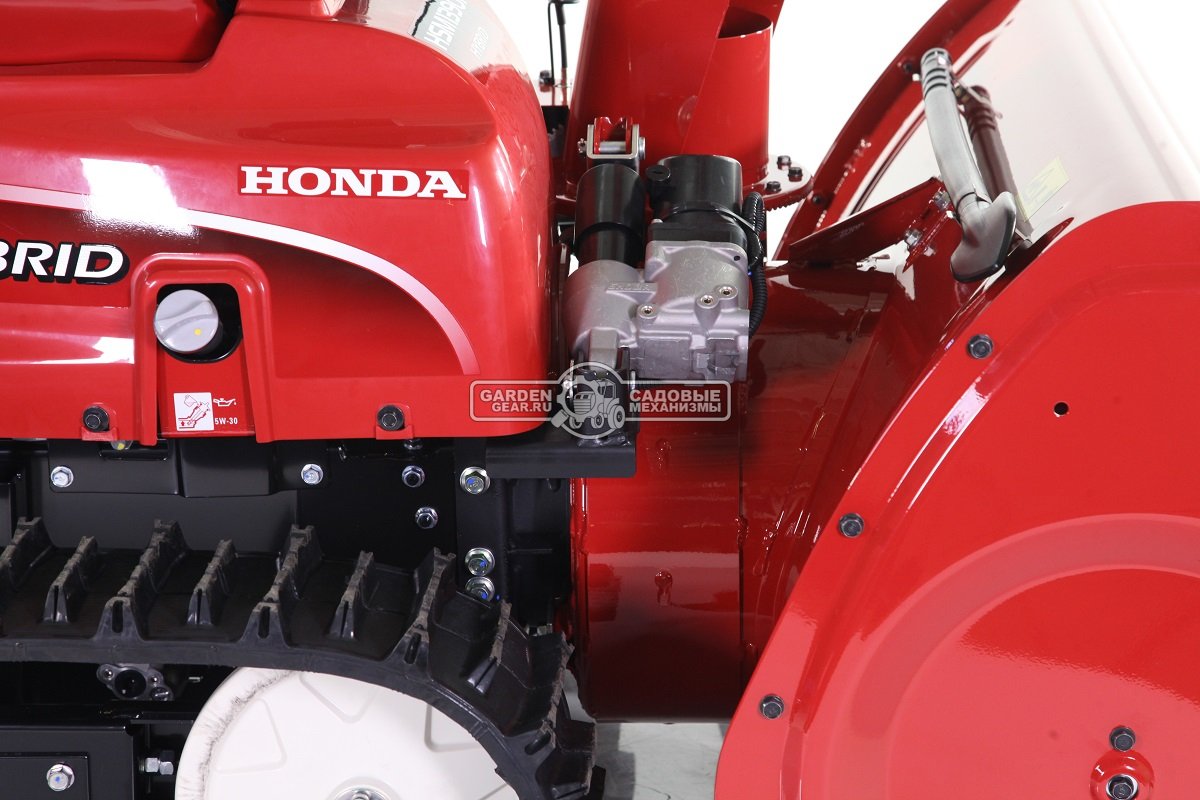 Снегоуборщик Honda HSM 1390IK2ET ETDR Hybrid гусеничный (JPN, 92 см, Honda, 389 см3, аккумулятор 12В, гидростатическая трансмиссия, фара, 250 кг)
