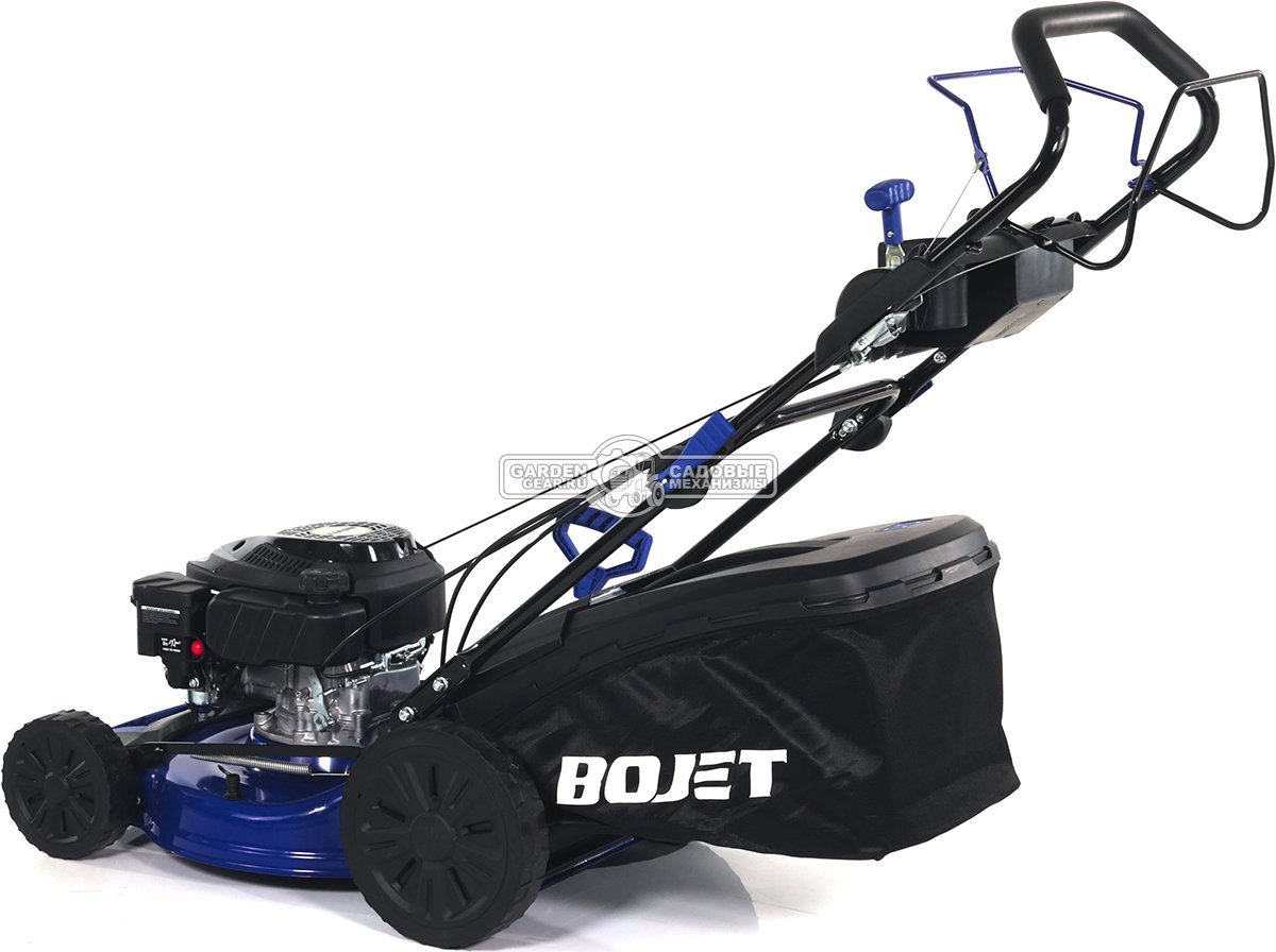 Газонокосилка бензиновая Bojet GLMS-46 (PRC, 46 см, Rato, 149 см3, сталь, вариатор, 3 в 1, 65 л, 27 кг)