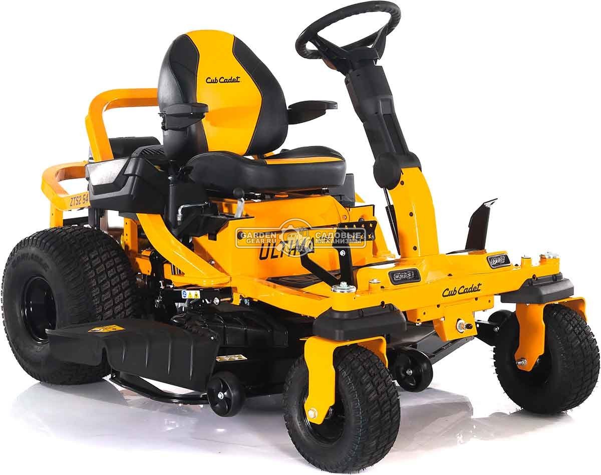 Садовый райдер Cub Cadet ZTS2 54 Ultima с нулевым радиусом разворота (USA, Kohler KT735, V-Twin, 725 куб.см., гидростатика, ширина 137 см., 265 кг.)