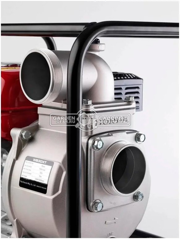 Мотопомпа бензиновая Honda WB30XT3 TR для среднезагрязненной воды (THA, Honda GX160, 163 куб.см., 1100 л/мин, 3", 23 м, 26 кг.)