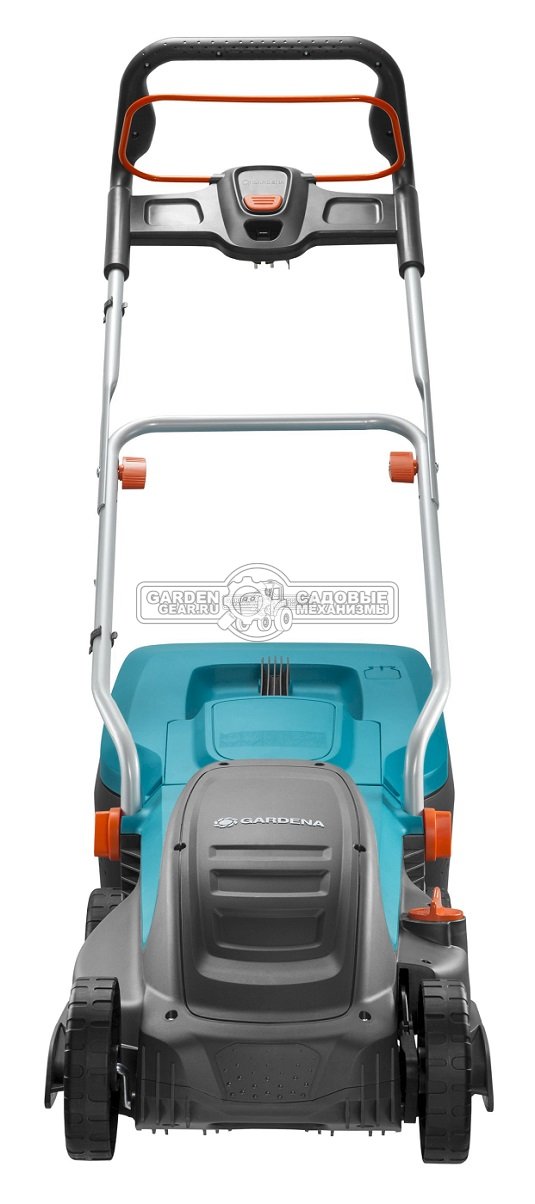 Газонокосилка электрическая Gardena PowerMax 1400/34 (PRC, 1400 Вт., 34 см., пластик, 40 л., 10.6 кг)