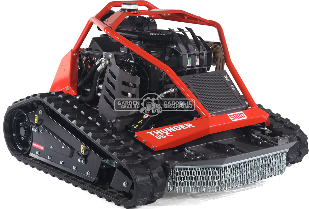 Робот газонокосилка для кошения склонов SABO THUNDER 85 C с дистанционным управлением (GER, 85 см., Honda iGXV 700 EFI, 699 куб.см., 580 кг.)