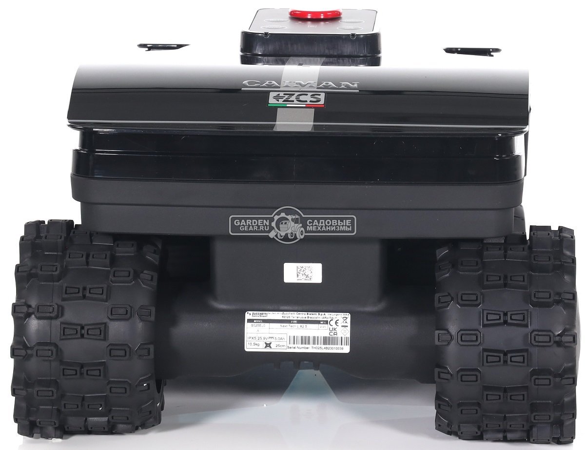 Газонокосилка робот Caiman Tech X2.5 Elite (ITA, площадь газона до 1800 м2, нож 25 см., GPS, Bluetooth, алгоритм умной стрижки, вес 10,5 кг.)