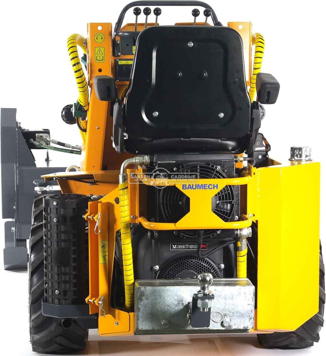 Универсальная машина мини-погрузчик Baumech ML-02 Pro + мульчер 110 см. с двигателем Zongshen GB750 EFI V-Twin инжектор
