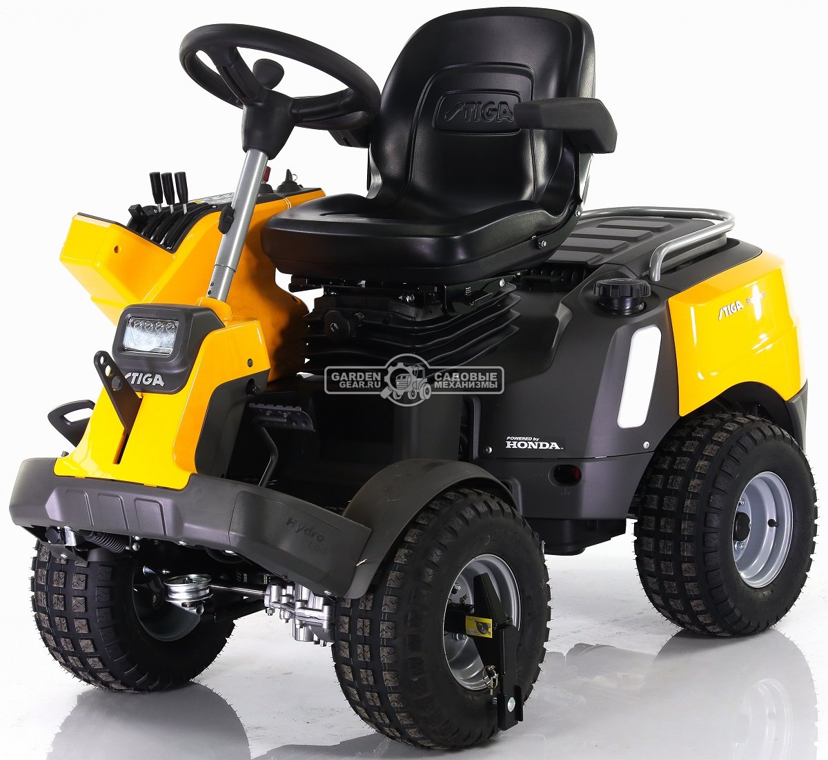 Снегоуборочный райдер Stiga Park PRO 900 AWX 4WD с гидравлическим роторным снегоуборщиком 90 см.