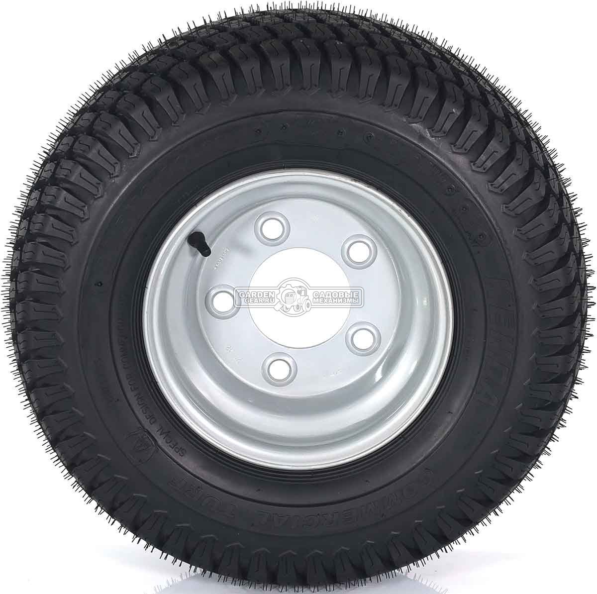 Колесо с шиной в сборе Baumech Газон 20,5x8.00-10 Kenda K513 65A4/76A4 TL Диск 6.00x10 5/94/140 d18.5 R14 ET0 Silver