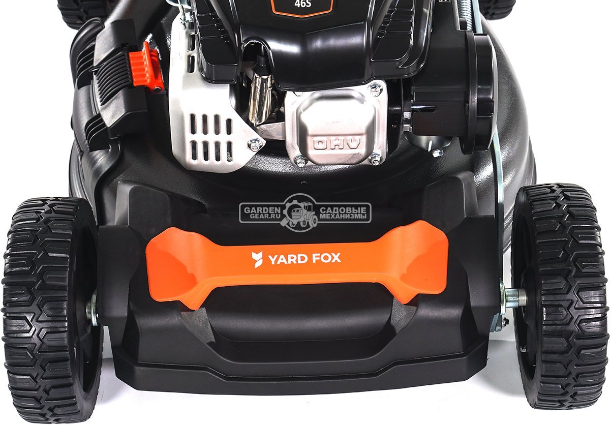 Газонокосилка бензиновая Yard Fox 46S (PRC, 46 см, Zongsheng NP150, 149 см3, сталь, 3 в 1, 60 л, 27.9 кг)