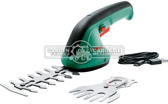 Ножницы для газонов аккумуляторные + кусторез Bosch EasyShear (PRC, Li-Ion, 3.6 В, 1.5 А/ч, 0.5 кг)