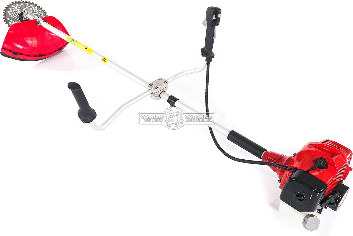 Бензокоса Интерскол КБ 44/52РВ Эксперт (RUS, 52 куб.см., 1.6 кВт/2.2 л.с., леска 2.4 мм + 40Т диск 255 мм, Т-рукоятка, 7.0 кг)