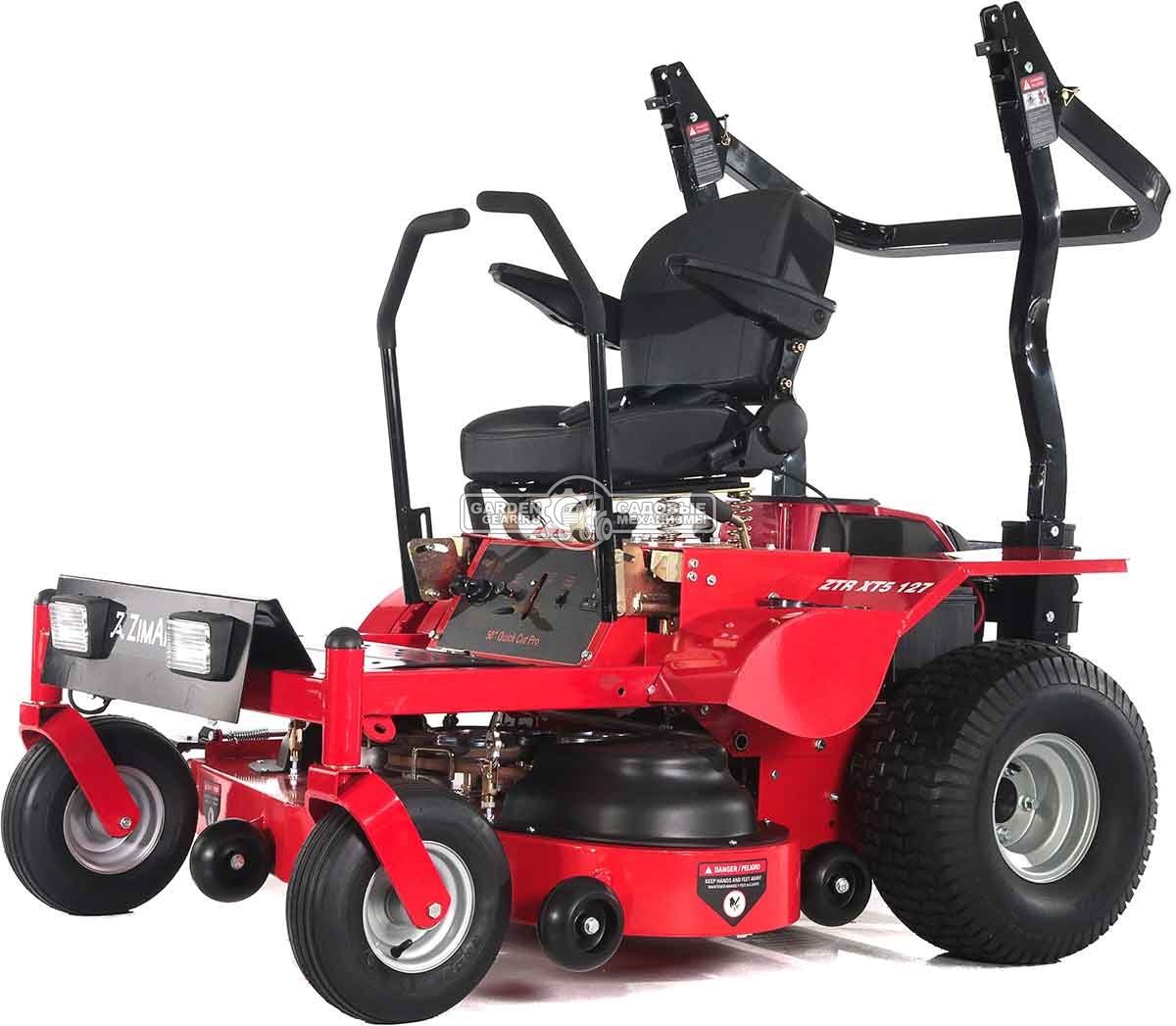 Садовый райдер ZimAni XT5 127 H-Pro с усиленной декой с нулевым радиусом разворота (PRC, Honda GXV690, 688 куб.см, гидростатика, 127 см, 450 кг)