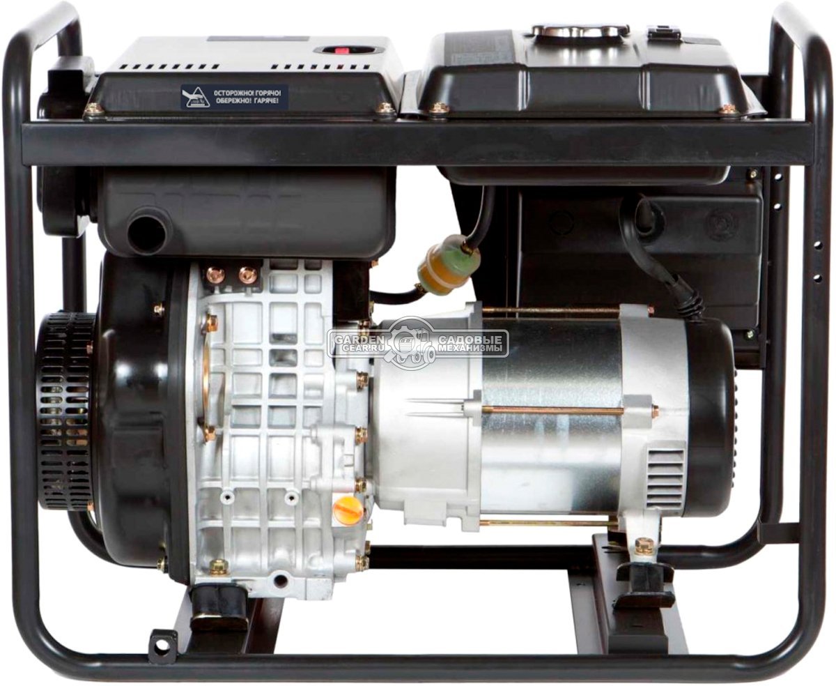 Дизельный генератор Hyundai DHY 6500L (PRC, Hyundai, 474 см3, 5/5.5 кВт, 12.5 л, 95 кг)