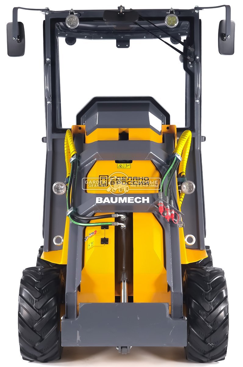 Универсальная машина мини-погрузчик Baumech ML-02 Pro с зимней кабиной с двигателем Zongshen GB750 EFI V-Twin инжектор
