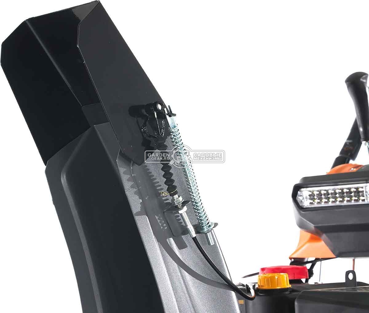 Снегоуборщик Villartec WB1176E (PRC, 76 см, Loncin, 302 см3, эл/стартер 220В, фара, подогрев рукояток, дифференциал, скорости 6/2, 117 кг)