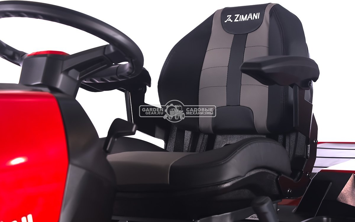 Садовый трактор ZimAni TC238HVD (PRC, Honda GXV630, гидростатика, дифференциал, травосбор. 320 л, шир. кошения 97 см, LED панель, 195 кг)
