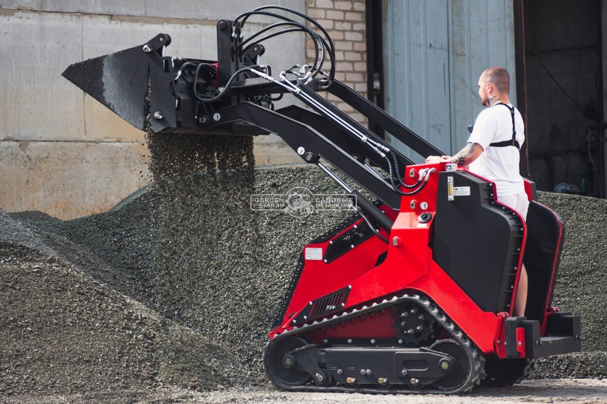 Ковш челюстной RED 130 см. для мини-погрузчика, 170 кг.