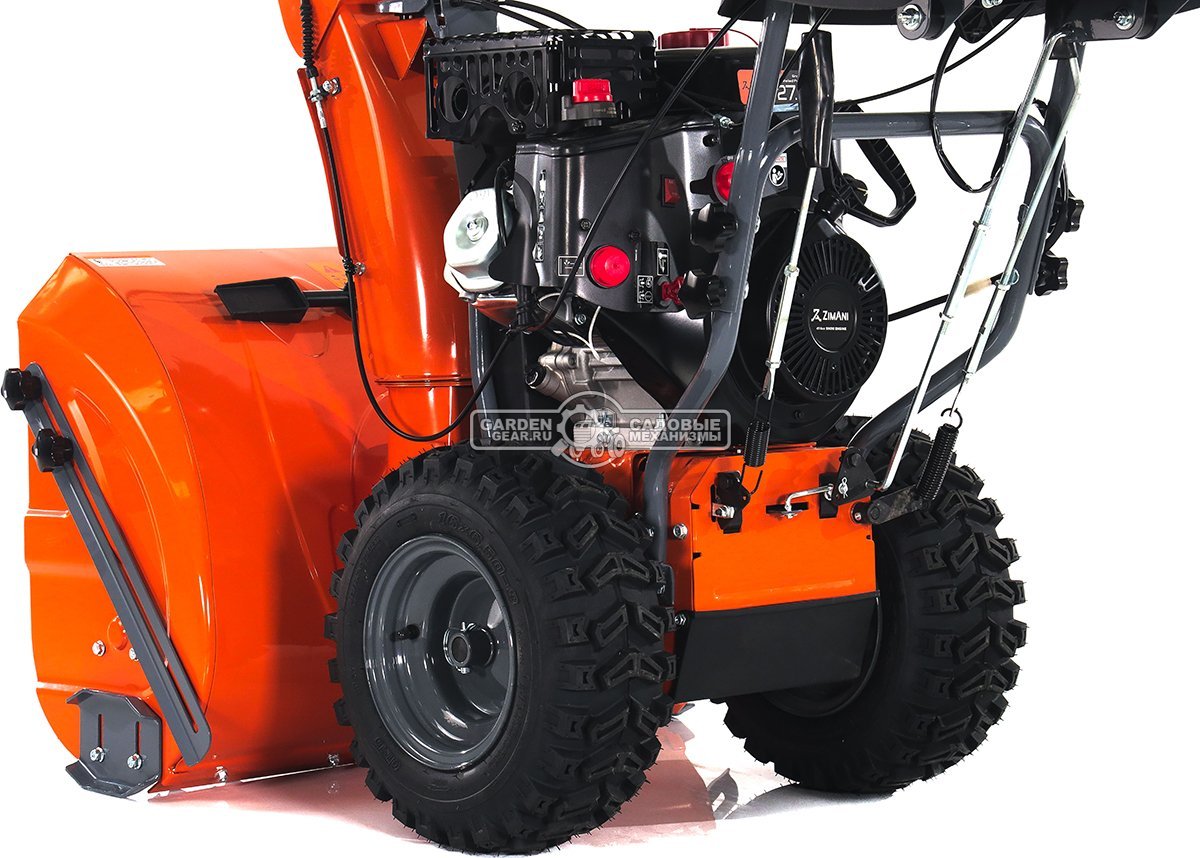 Снегоуборщик ZimAni ST330DLE PRO Quattro Auger (PRC, 76 см, LCT Snow Storm 414 см3, эл/стартер 220В, LED фара, AutoTurn, скорости 6/2, 115 кг.)