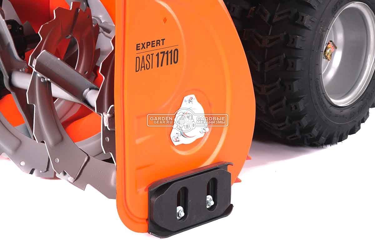 Снегоуборщик Daewoo DAST 17110 (PRC, 108 см., Daewoo, 450 куб.см., эл/стартер 220В, фара, скорости 5/2, 4 колеса, подогрев рукояток, 150 кг.)