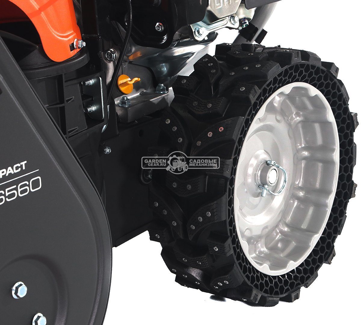 Снегоуборщик Daewoo S 6560 (PRC, 59 см., Daewoo, 220 см3, скорости 4/1, колеса EX-ICE, 59 кг.)