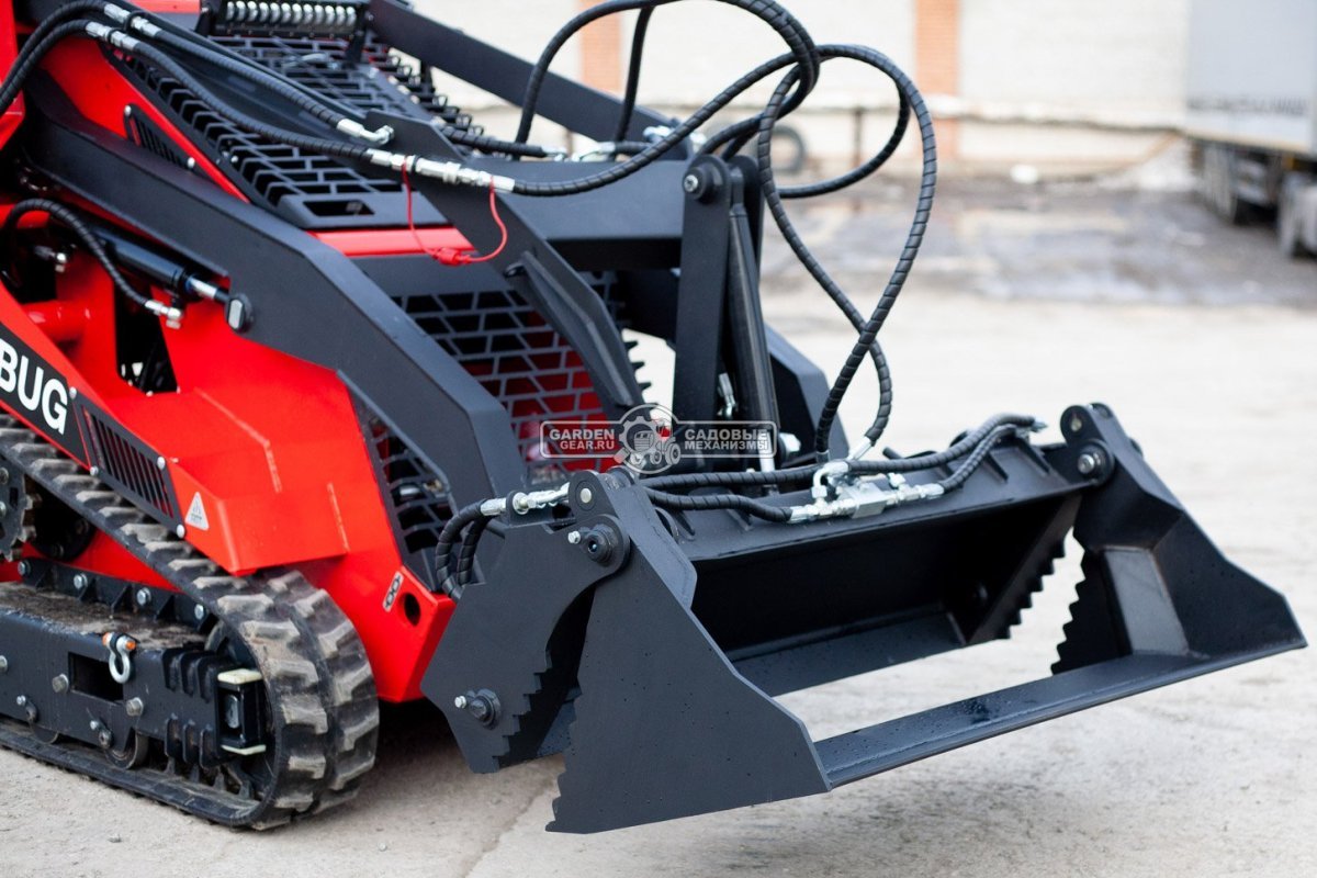 Ковш челюстной RED 130 см. для мини-погрузчика, 170 кг.