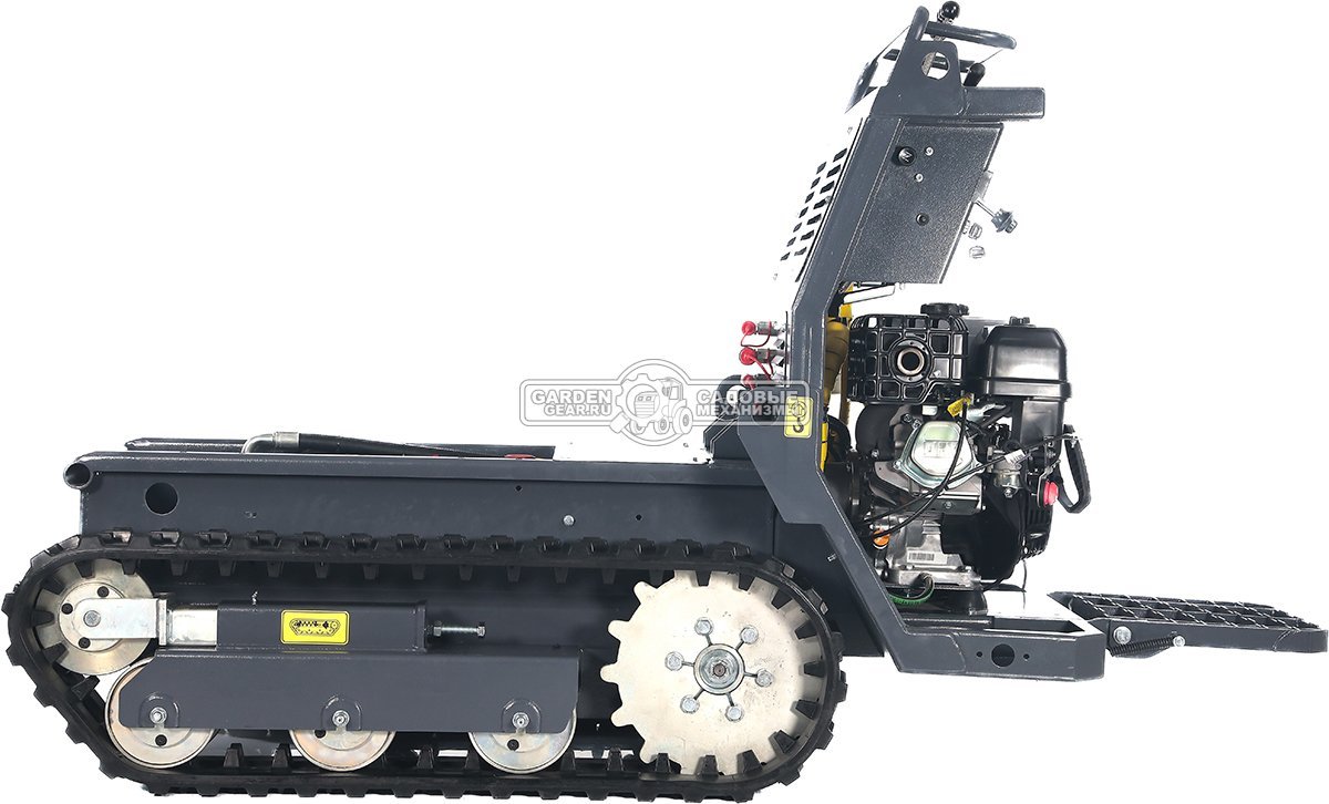 Универсальное гусеничное шасси Baumech под модуль ML-01 или GT-1000 с двигателем Zongshen GB460E с платформой оператора (с электропакетом)