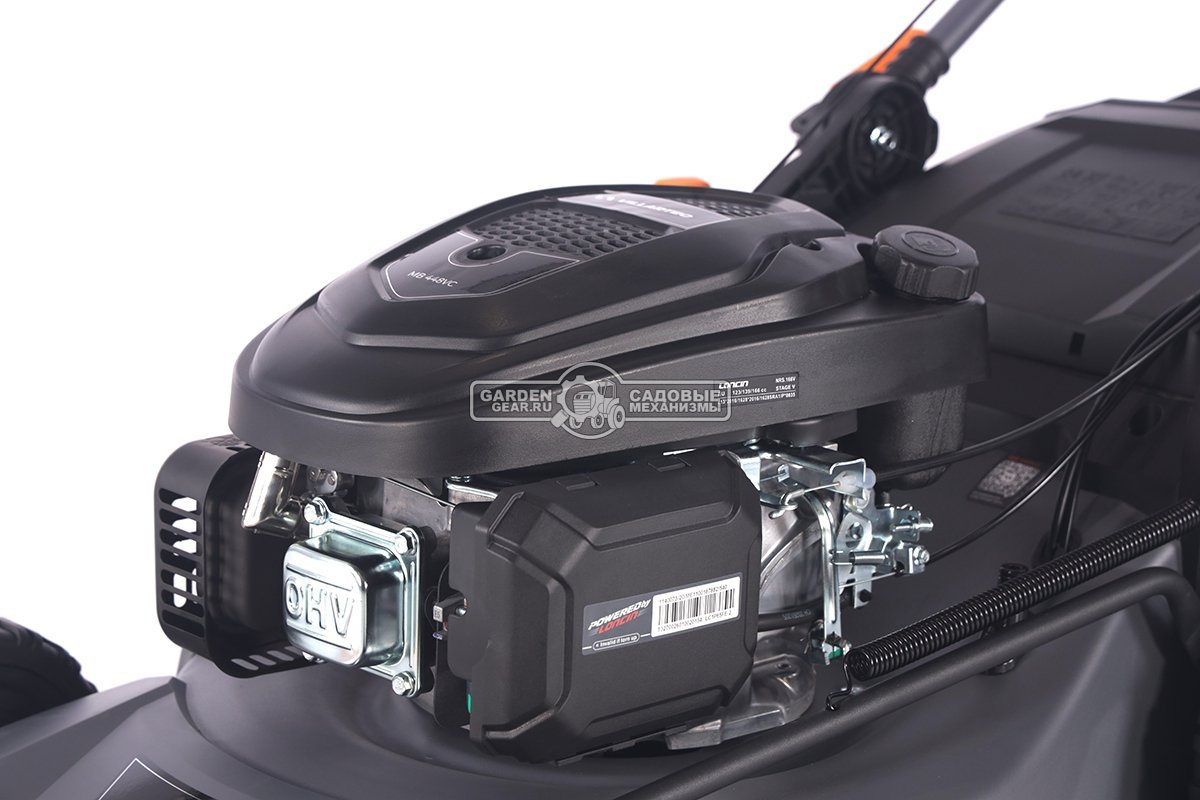 Газонокосилка бензиновая Villartec MB 448VC Commercial (PRC, 48 см, Loncin Ready Start 166 см3, сталь, вариатор, 4 в 1, 75 л, 30 кг)