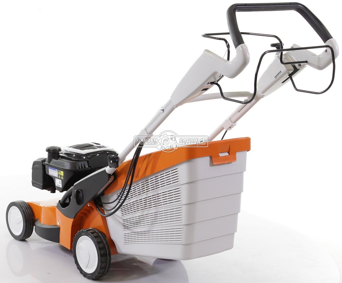 Газонокосилка бензиновая Stihl RM 545.0 VE (AUT, самоходная задний привод, 43 см, B&S 675iS, 163 куб.см., эл/запуск, пластик, 60 л, вариатор, 31 кг.)