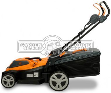 Газонокосилка электрическая Villartec ME 1843 (PRC, 1800 Вт, 43 см, пластик, мульчирование, 50 л, 17.6 кг)