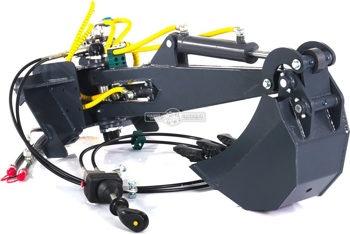 Экскаватор лопатковый с поворотным механизмом Baumech макс. глубина копания 135 см., ширина ковша 25 см., макс. высота выгрузки 290 см., 84 кг. 