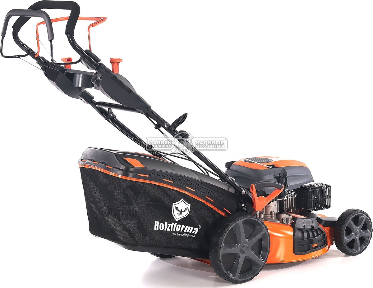 Газонокосилка бензиновая Holzfforma LC251V (PRC, 51 см, 196 см3, 3 в 1, Quattro Blade, вариатор, 65 л, 35 кг)
