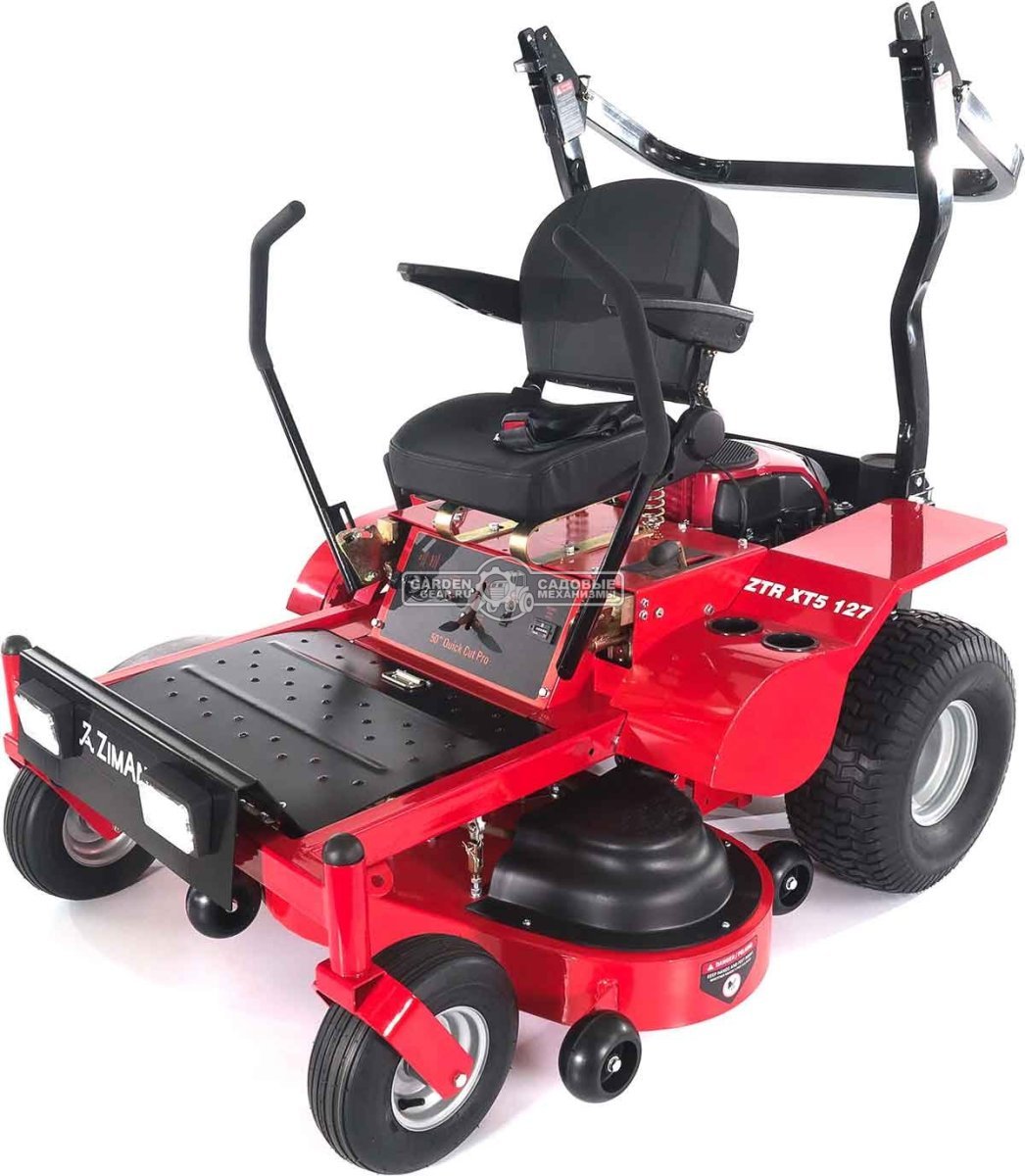Садовый райдер ZimAni XT5 127 H-Pro с усиленной декой с нулевым радиусом разворота (PRC, Honda GXV690, 688 куб.см, гидростатика, 127 см, 450 кг)