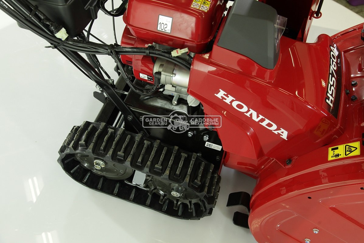 Снегоуборщик Honda HSS 760A ETD гусеничный (USA, 60 см, Honda, 196 см3, аккумулятор 12В, гидростатическая трансмиссия, LED фара, 115 кг)