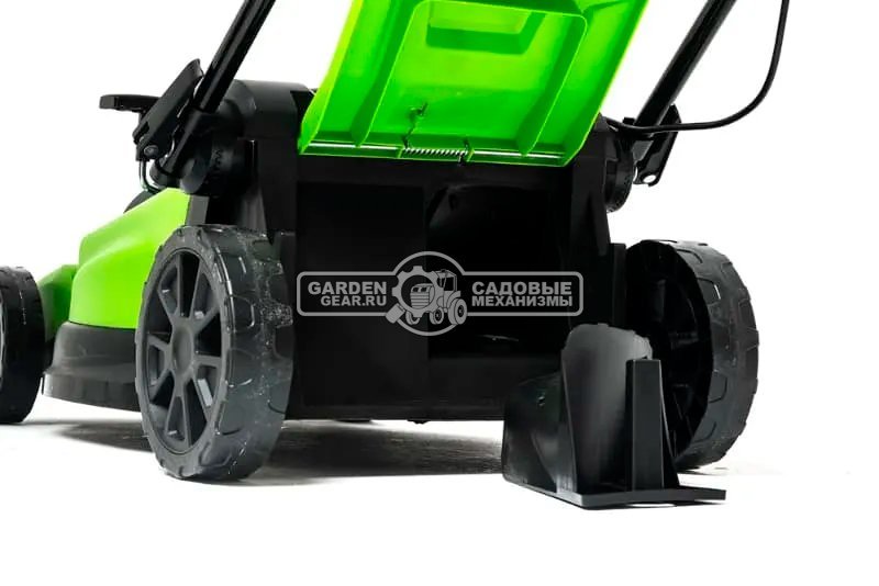 Газонокосилка электрическая GreenWorks GW 2000W (PRC, 43 см, 2000 Вт, пластик, мульчирование, 50 л, 17 кг)