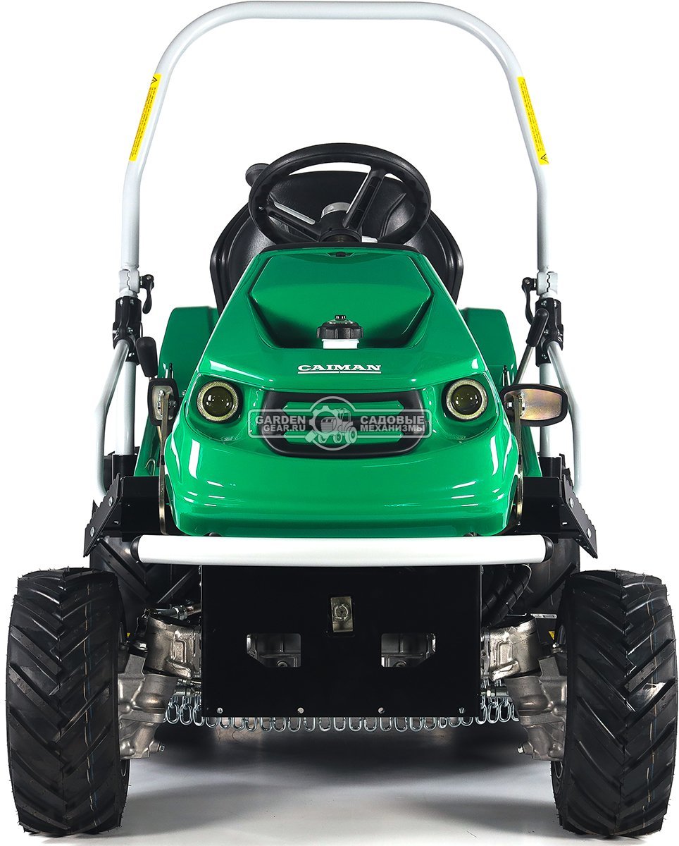 Садовый трактор для высокой травы и работы на склонах Caiman Croso Max 4WD 97D2C2 (CZE, Caiman V-Twin, 708 куб.см., 92 см, дифференциал, 349 кг.)