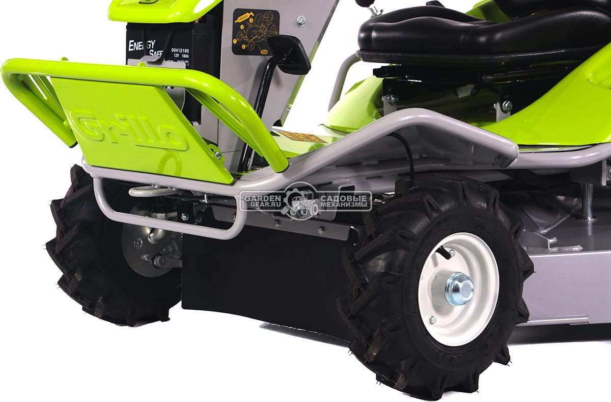 Садовый трактор для высокой травы и работы на склонах Grillo Climber 7.18 (ITA, B&S Intek, 656 куб.см3, задний выброс, дифференциал, 85 см, 245 кг)