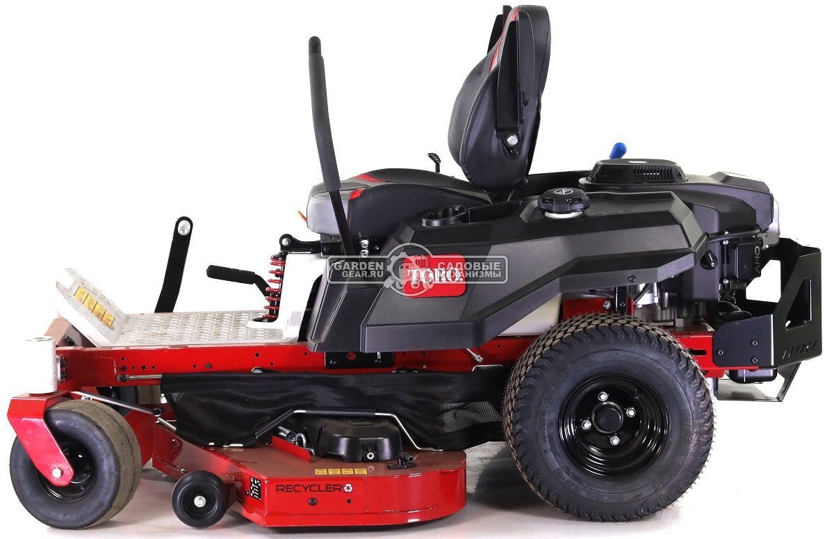 Садовый райдер Toro TimeCutter 74694 с нулевым радиусом разворота (USA, Toro V-Twin, 708 куб.см., гидростатика, ширина кошения 127 см., 288 кг.)