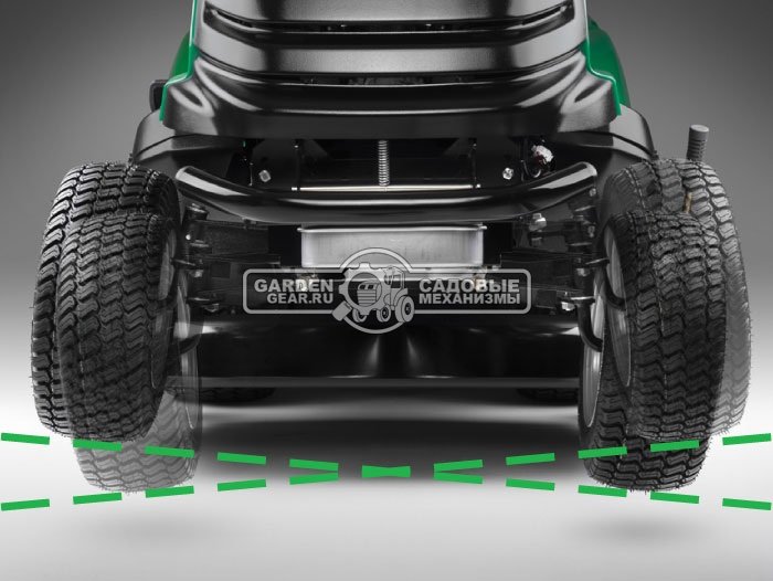Садовый трактор Caiman Comodo 2WD HD 107D2K (CZE, Kawasaki FS600V, 603 куб.см, гидростатика, дифференциал, 400 л., с гидролифтом, 102 см., 385 кг.)