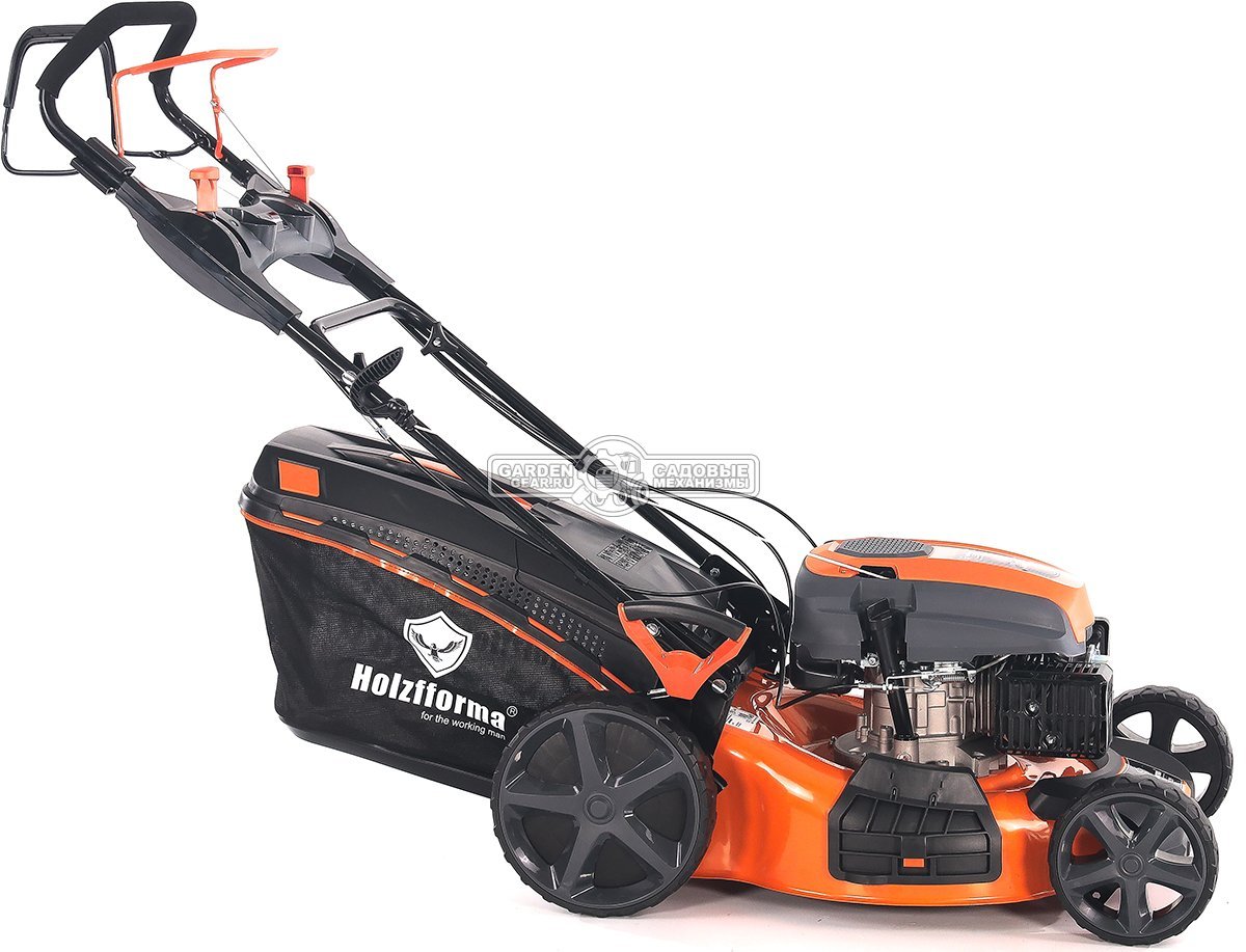 Газонокосилка бензиновая Holzfforma LC251V (PRC, 51 см, 196 см3, 3 в 1, Quattro Blade, вариатор, 65 л, 35 кг)