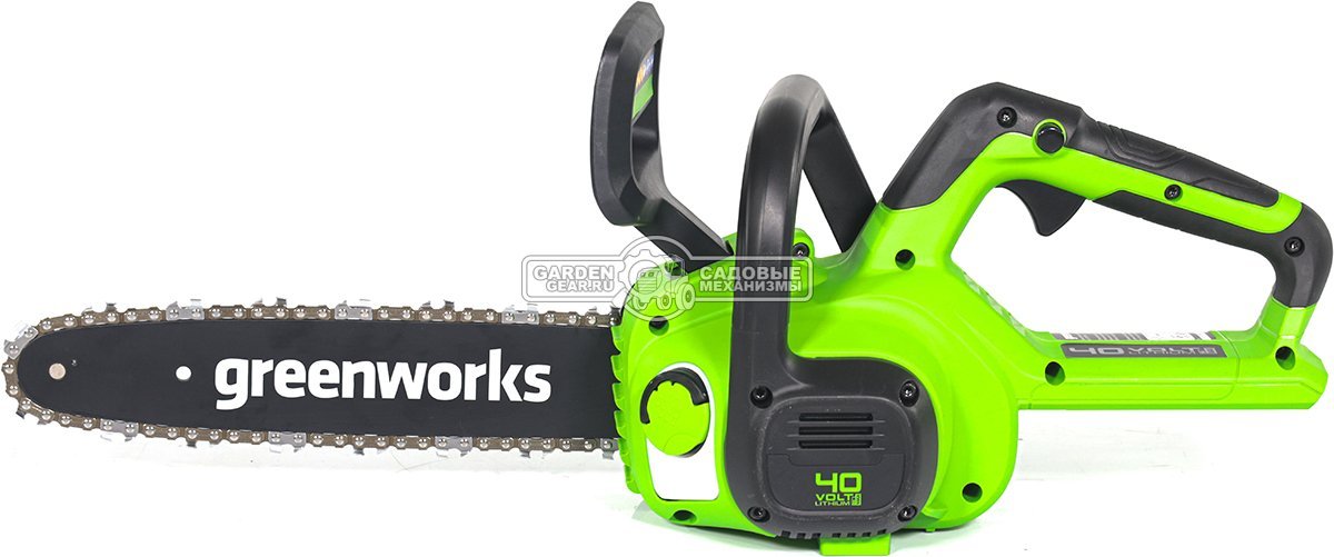 Пила аккумуляторная цепная GreenWorks G40CS30II 12" без АКБ и ЗУ (PRC, 40В, 3/8"-1.1-52E, 2.74 кг)