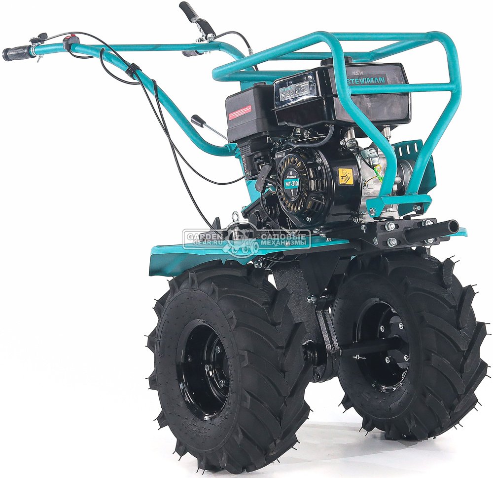 Мотоблок Steviman MT-310 на колесах 19-7*8 Extreme (RUS, EST 212 см3, 90 см, 4 вперед/2 назад, шкив, 90 кг)