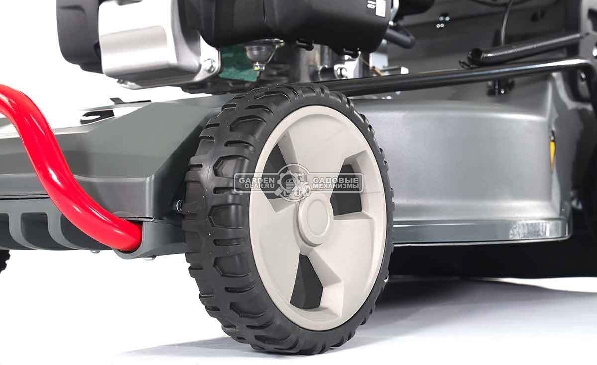 Газонокосилка бензиновая EVOline LMG 53 CSH Commercial (PRC, 53 см, Honda GCV200, 201 см3, 4 в 1, 70 л, сталь, 47 кг)