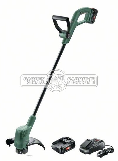 Триммер аккумуляторный Bosch Easy GrassCut 18V-26 с 2 АКБ 2.0 А/ч и ЗУ AL1810CV (PRC, Li-Ion 18В, леска 1.6 мм, 2.1 кг)