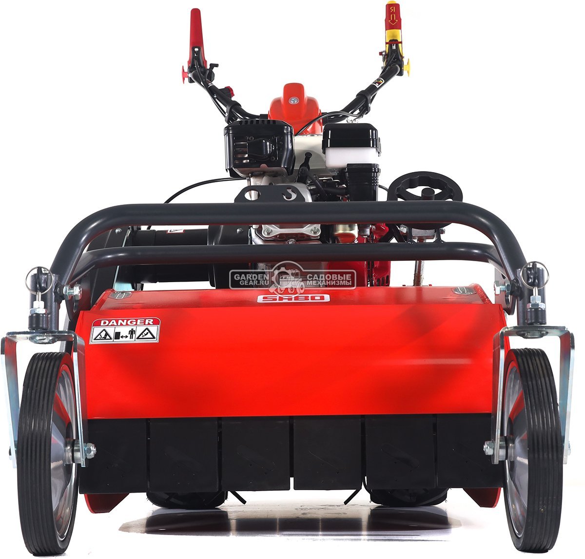 Косилка для высокой травы и кустов SABO 60-PRO F VARIO цеповая (GER, 60 см, Honda GX200, 196 куб.см., 32 Y-ножа, Vario Automat, 120 кг.)