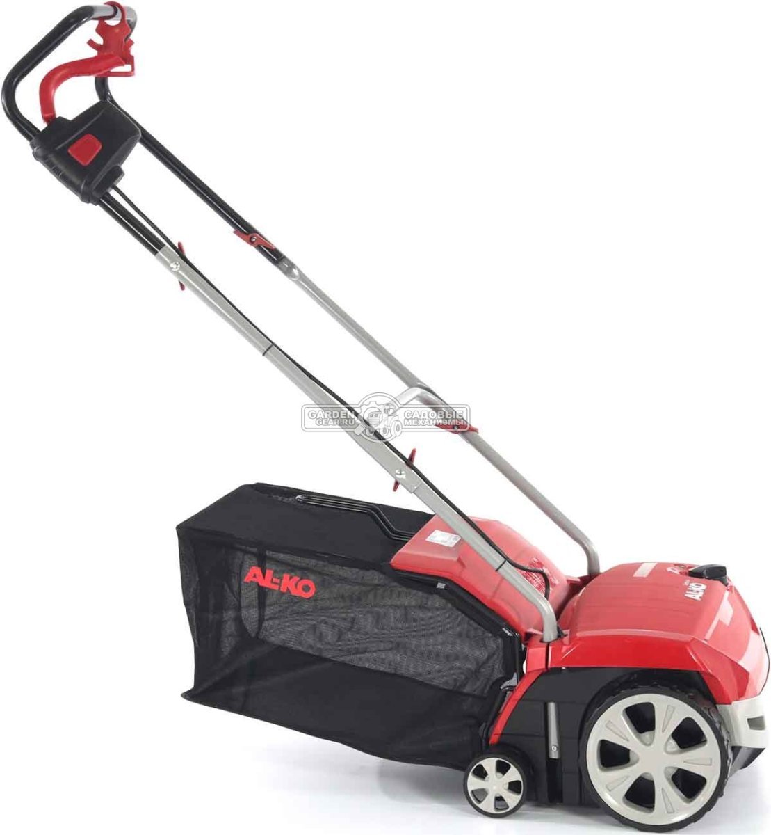 Вертикуттер - аэратор электрический Al-Ko VL 38 E Gudenaa (PRC, 1300 Вт, 38 см, ножи+пружины, пластик, 55 л, 13.8 кг)